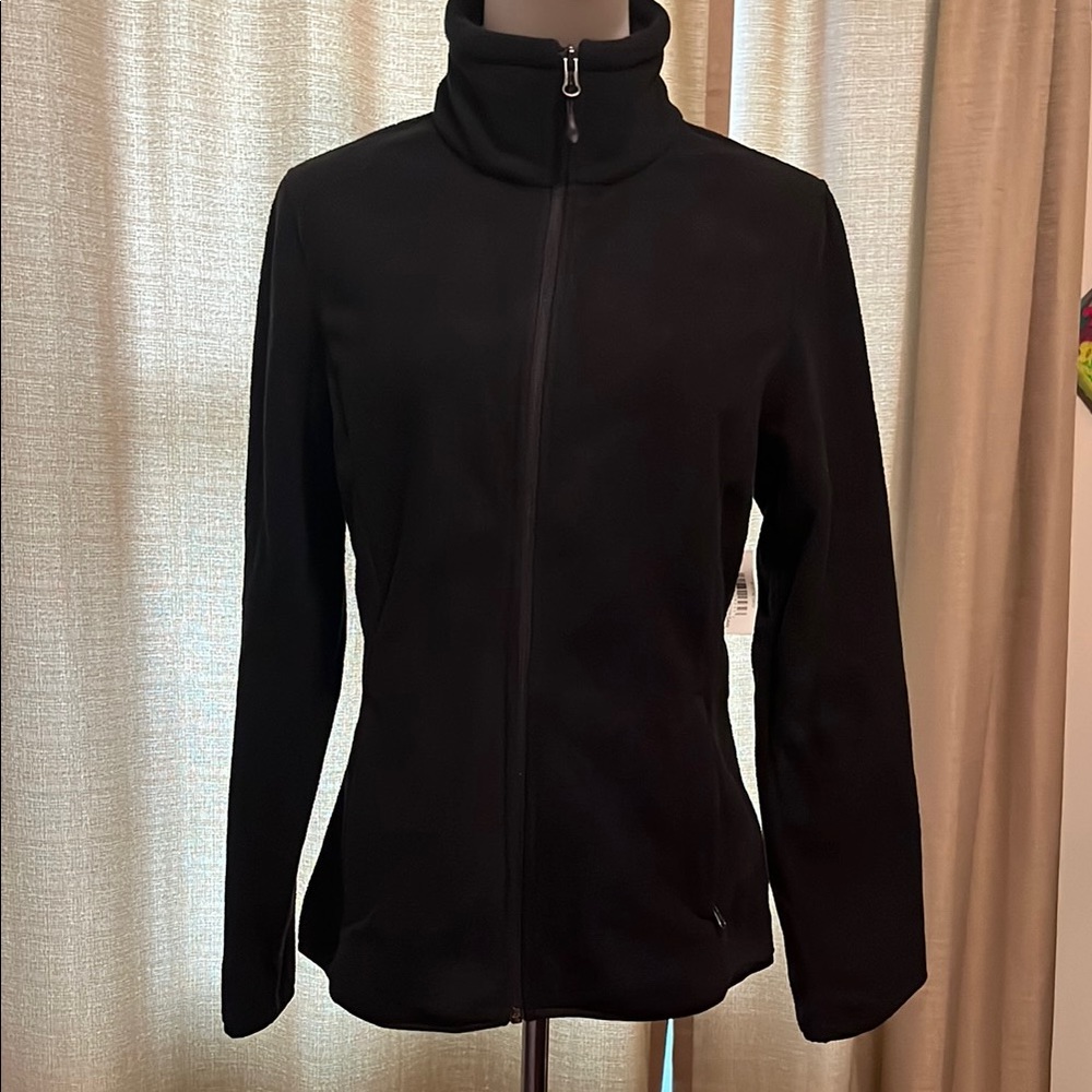 Amazon Essentials Black Fleece Zip Up Jacket Women’s Small